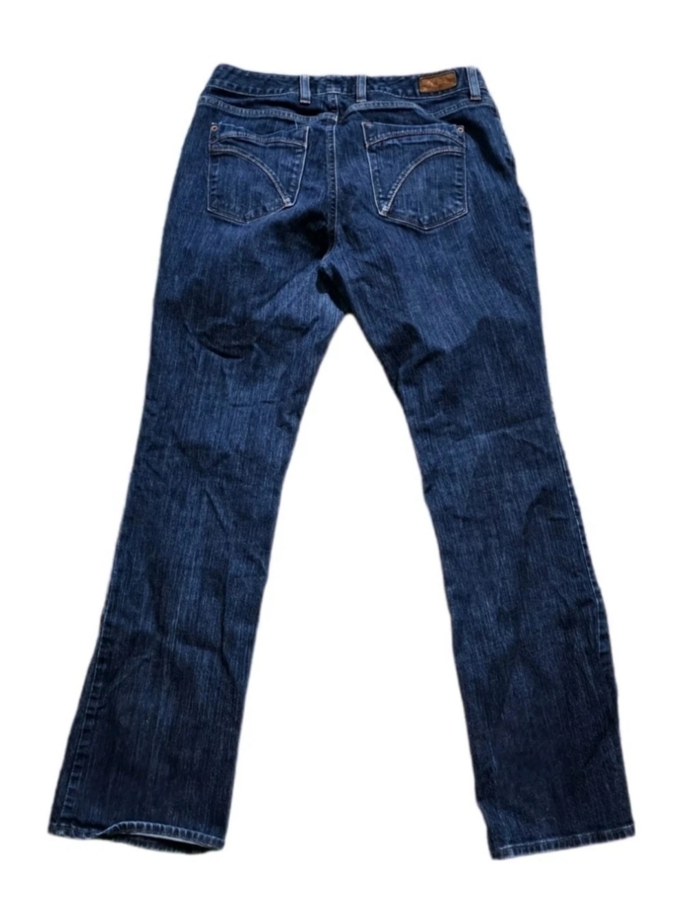 Eddie Bauer Jeans Y2k Bootcut Womens 14 Blue Straight Hippie Grunge Preppy